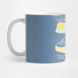 I Wish I Was at The Beach Mug